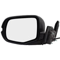 Brock Aftermarket Replacement Driver Left Power Door Mirror Assembly Paint To Match Black Manual Folding With Heat Without Signal-Memory-Auto Dimming-Side View Camera