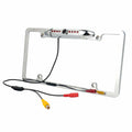 Night Vision Car License Plate Rearview Camera - Silver