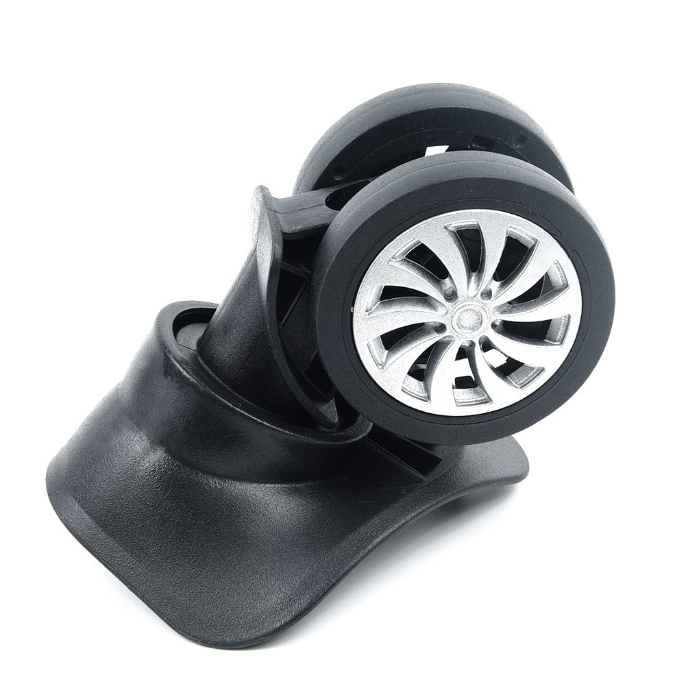 Yuri  4 Set Replacement Luggage Suitcase Wheels Swivel Universal Wheel Black
