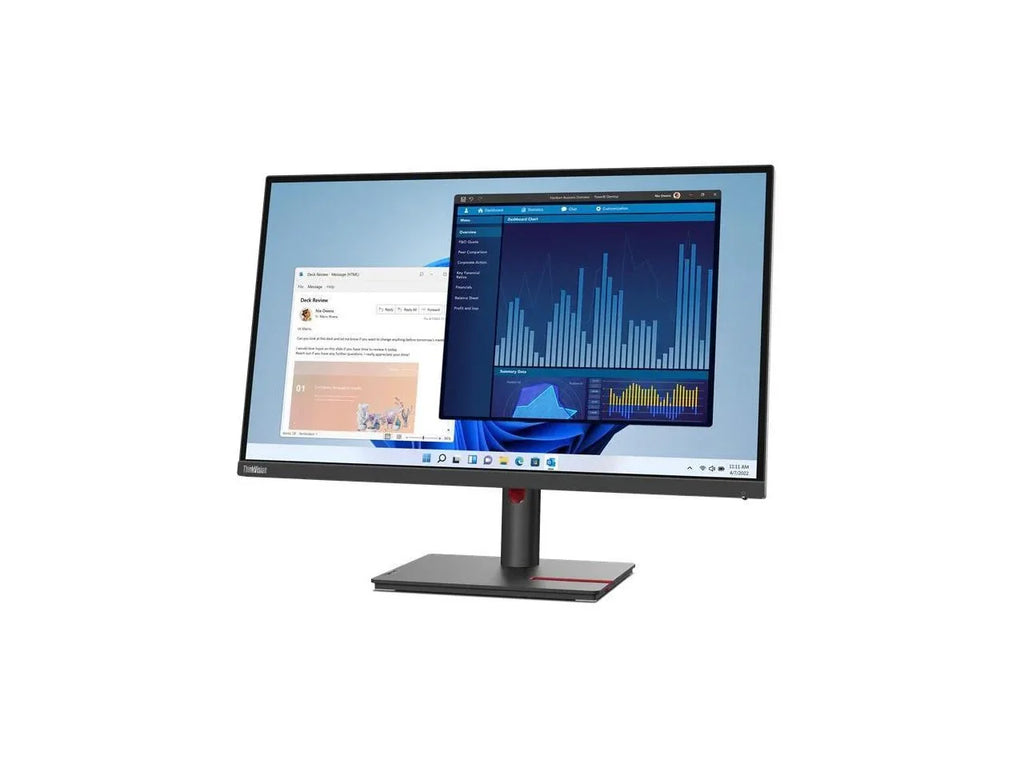 ThinkVision T27p-30 27" 4K UHD LCD Monitor - 16:9 - Black - 27" Class - In-plane Switching (IPS) Technology - 3840 x 2160 - 1.07 Billion Colors - 350 Nit - 4 ms - 60 Hz Refresh Rate -