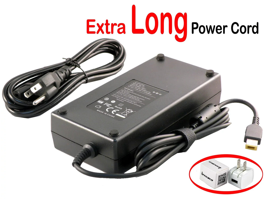iTEKIRO 170W AC Adapter for  ADL170NDC2A ADL170NLC3A ADL170SCC2A ADL170SCC3A ADL170SDC2A ADL170SDC3A ADL170SLC2A ADL170SLC3A; Legion Y720 Y7000 80VR 81LF; ThinkPad P50 P51 P52 W540 W541 20EN