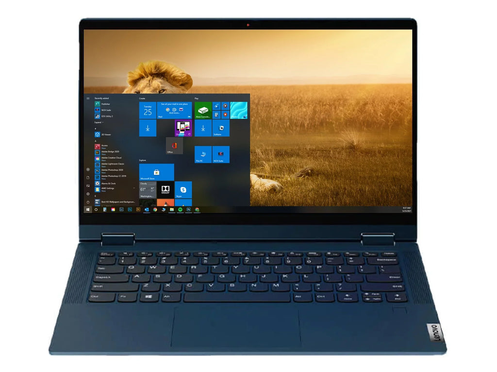 IdeaPad Flex 5 2-in-1, 14" IPS FHD Touch Display,  Core i3-1115G4 Upto 4.1GHz, 8GB RAM, 256GB NVMe SSD, HDMI, Card Reader, Wi-Fi, Bluetooth, Windows 10 Home S (82HS00BVUS)