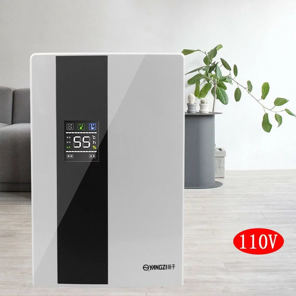 TOOL1SHOoo  Portable  2200ml Ultra Quiet Dehumidifier with LCD and Remote liquid Tank Dehumidifier