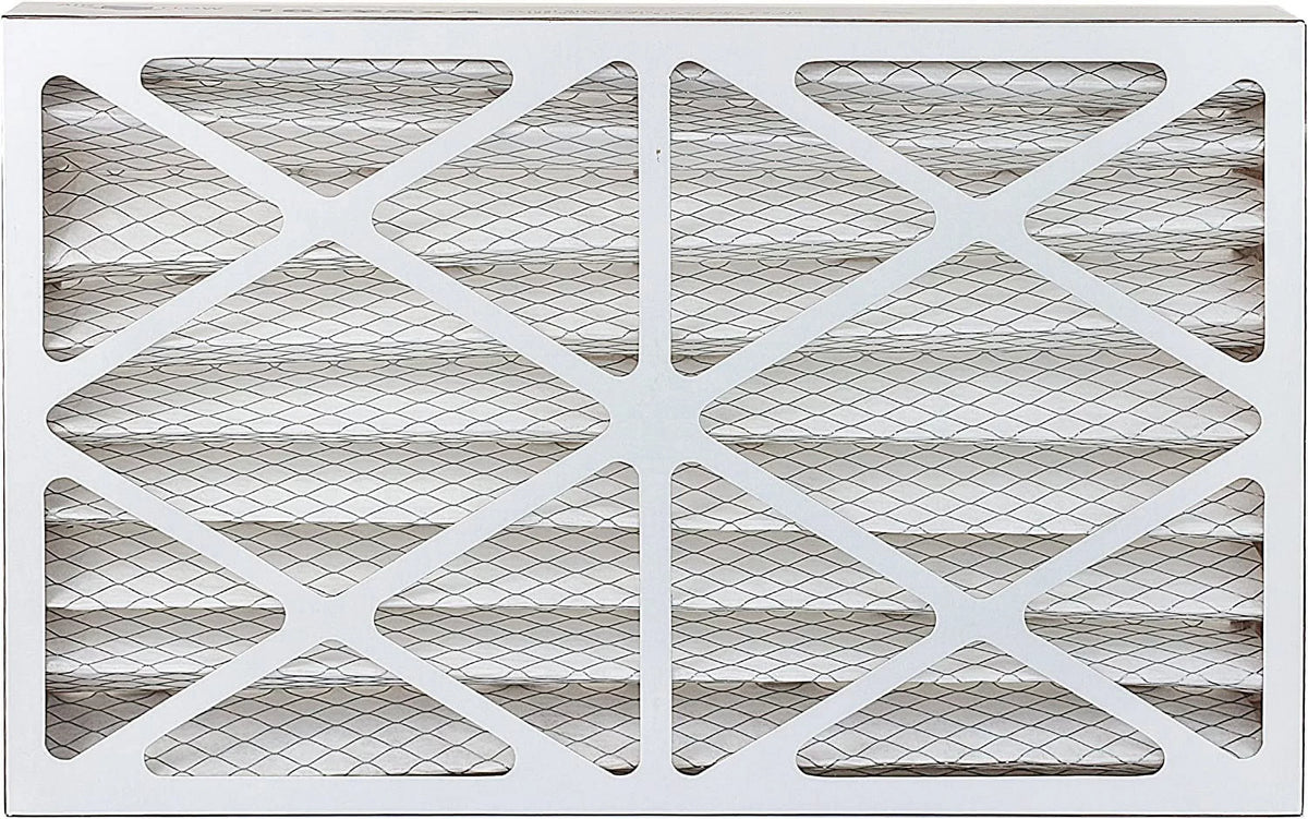 Filterbuy 10x25x4 MERV 8 Pleated HVAC AC Furnace Air Filters (5-Pack)