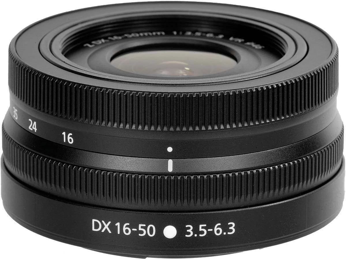 Z50 Mirrorless Camera with NIKKOR Z DX 16-50mm VR Lens + 2 Pack 32GB SanDisk Card + Case + Tripod + ZeeTech Accessory Bundle