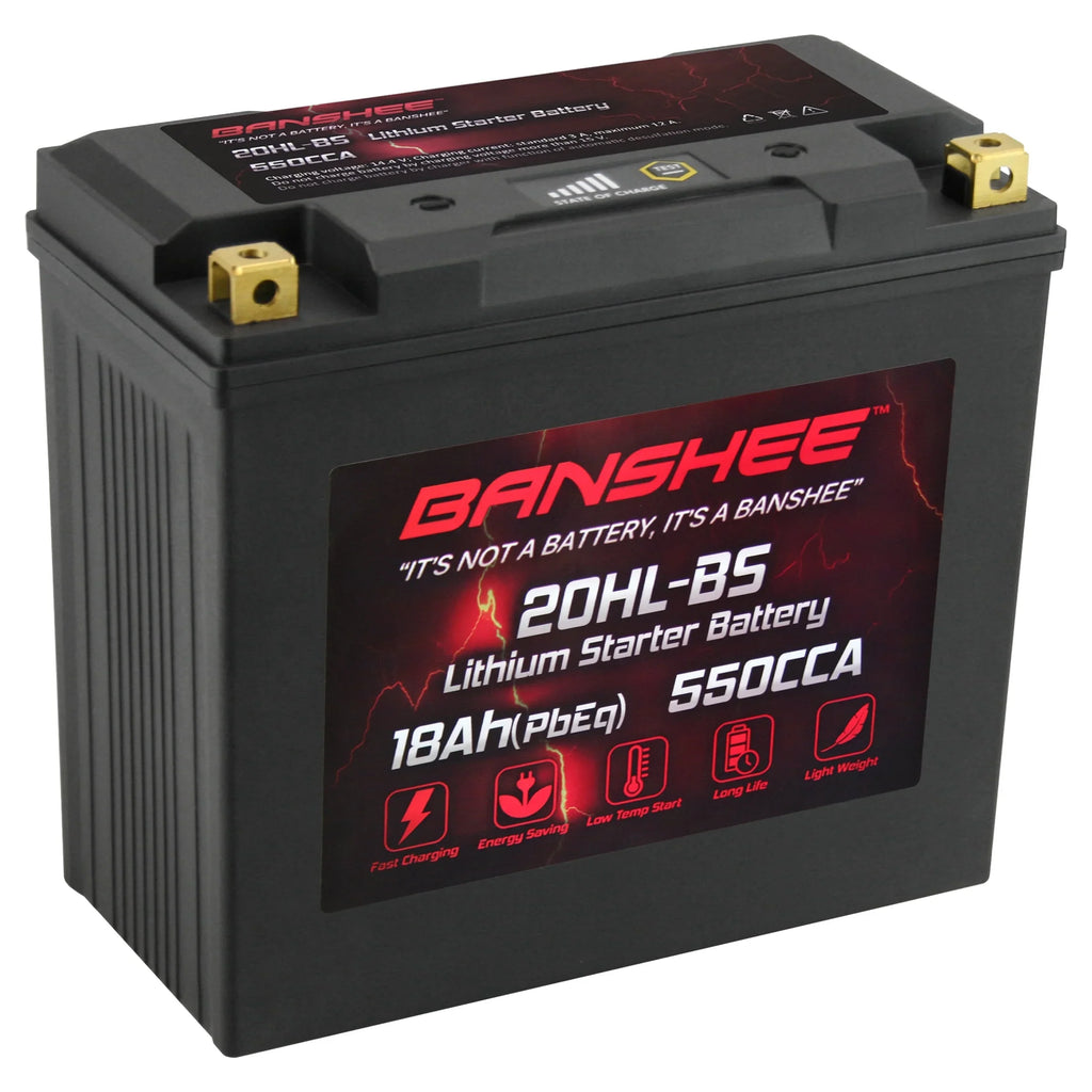 Banshee 20L-BS LiFePO4 Motorsports Battery suitable with Yamaha VX1100D WaveRunner V1 Sport 2015 to 2015