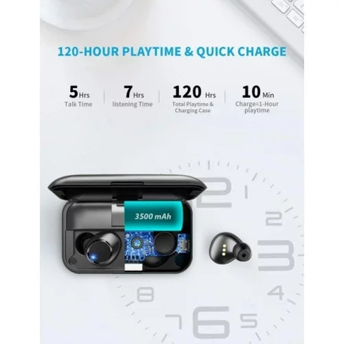 Wireless Earphones TWS Headphones True Stereo Earbuds w Mic Charging Case P5Y for  Galaxy A30s A21 A20 A13 5G A12 5G A11 A10s A10e A03s A02s A01 - Sonim XP8 XP3 -  Xperia 1