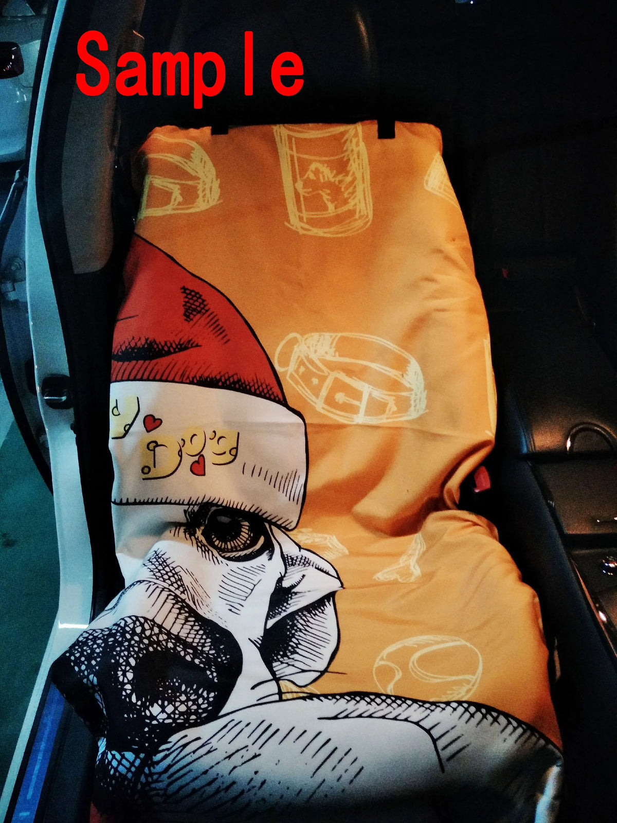 GCKG Black Octopus Pet Car Seat shield Dog Car Seat Mat Hammock Cargo Mat Trunk Mat For Cars Trucks and SUV 54x60 inches