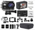 Action Camera HD 1080P Sports Camera Under 30M Waterproof, TF Card, Battery, Carry Case Included