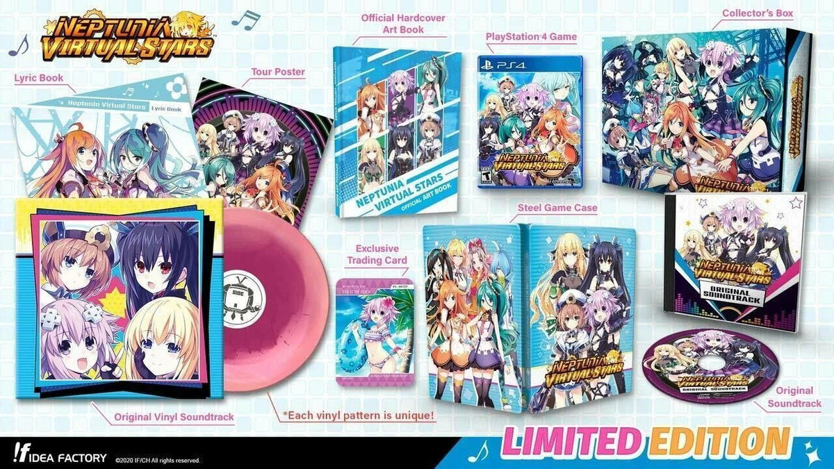 Neptunia Virtual Stars: Limited Edition -  Playstation 4 [PS4 Collector] NEW