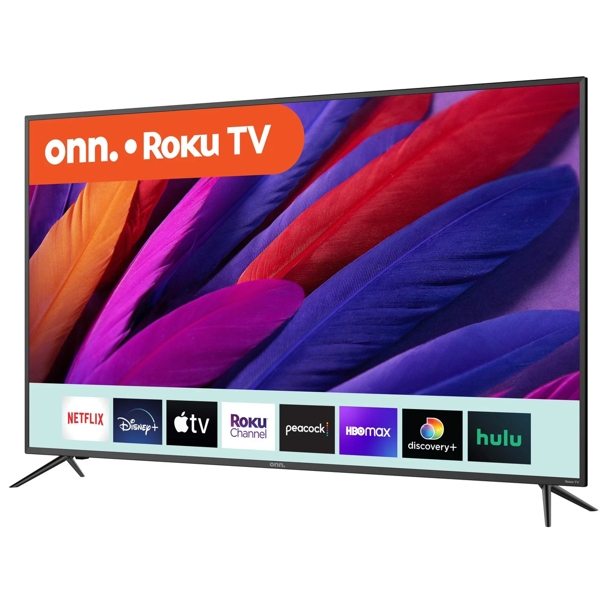 58” Class 4K UHD (2160P) LED Roku Smart TV HDR (100069454). onn