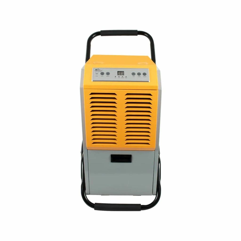 Royal Sovereign 110 Pint Commercial Dehumidifier, Direct Drain - Yellow, 110 Pints per Day