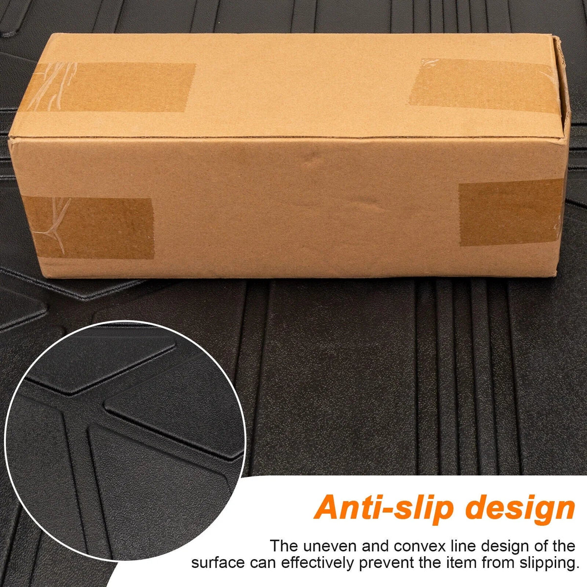 Trunk Mat Custom Fit Jeep Grand Cherokee 2011-2022 TPE Cargo Floor Carpet Rubber Car Rear Cargo Liner Protector All climate Black