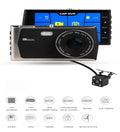 HD Dash Cam 4" IPS Touch Screen Dual Lens Car Camera 1080P FHD Video Record and Backup Camera, 170 Degree Angle,G-Sensor,Parking Monitor, Loop Record& Night WITH 32 GB SD CARD