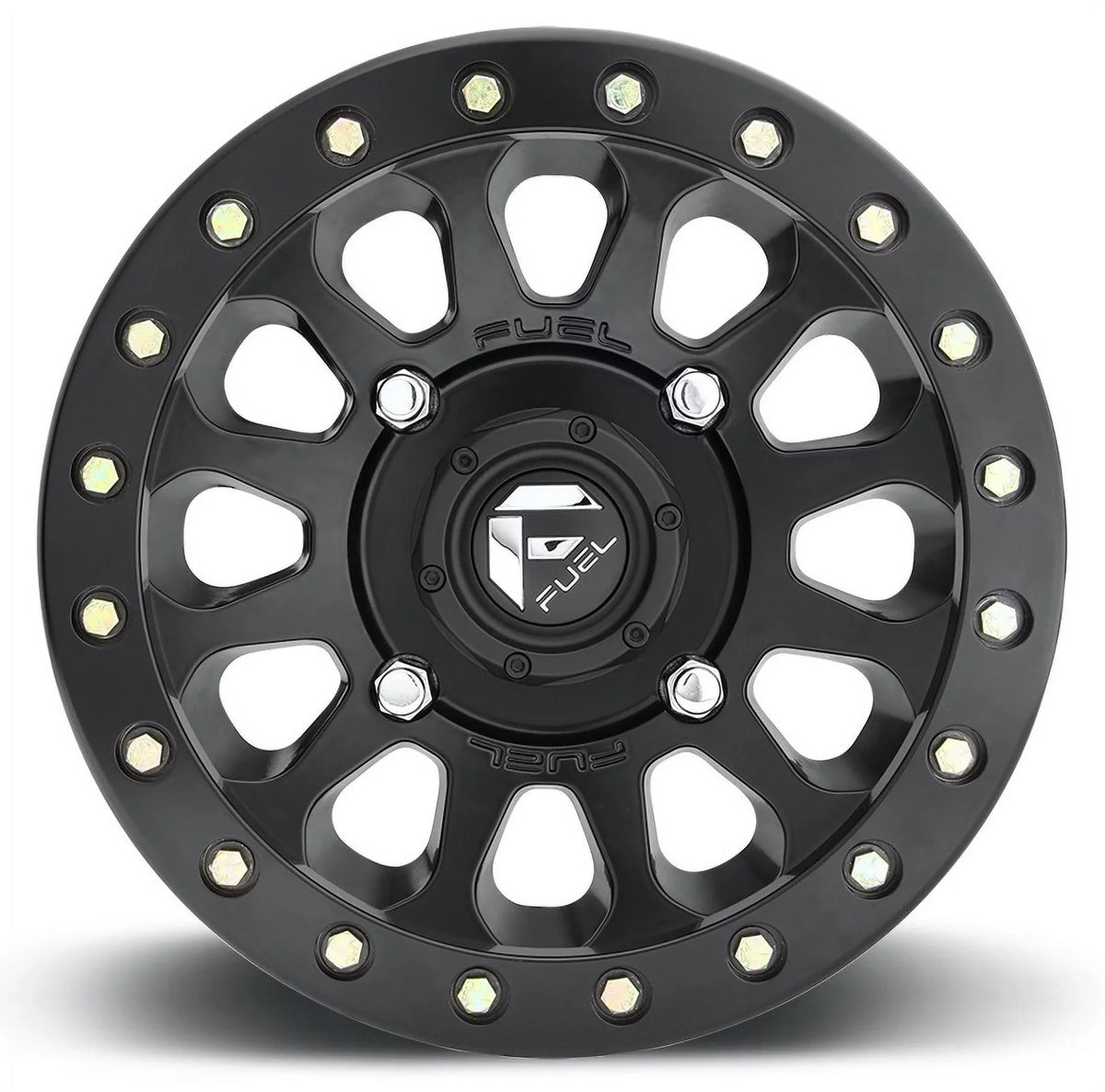Fuel Vector Bdlk 14" Wheels Bk 32" Warrior XT Sticky  Tires Sportsman RZR Ranger