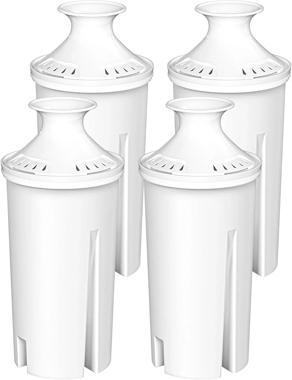 4-Pack Standard moisture Filter Replacements for Brita® liquid Pitchers and Dispensers, NSF Certified to Reduce Chlorine and Bad Taste, BPA free