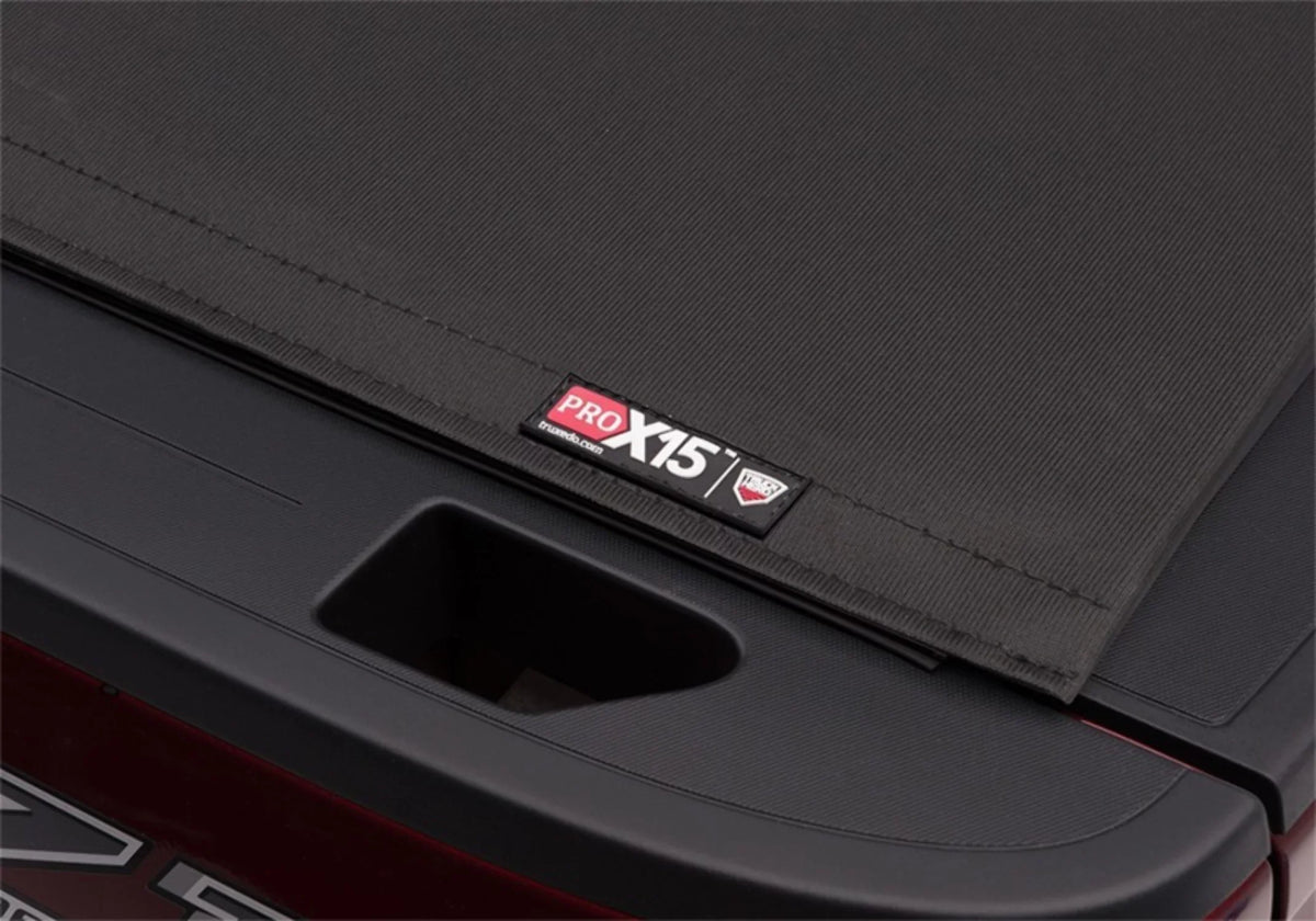 Truxedo Pro X15 Soft Roll Up Truck Bed Tonneau shield | 1439801 | matching with 2004-2012 Chevy/GMC Colorado/Canyon 5' 1" Bed (61.1")