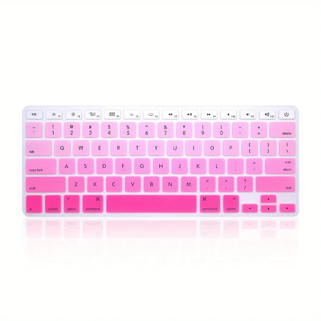 Silicone Keyboard protector Skin For MacBook Air 13 Inch A1466 A1369(Release 2010-2017)& MacBook Pro 13" 15" 17" (2019 Or Older Version,with/Without Retina Display)