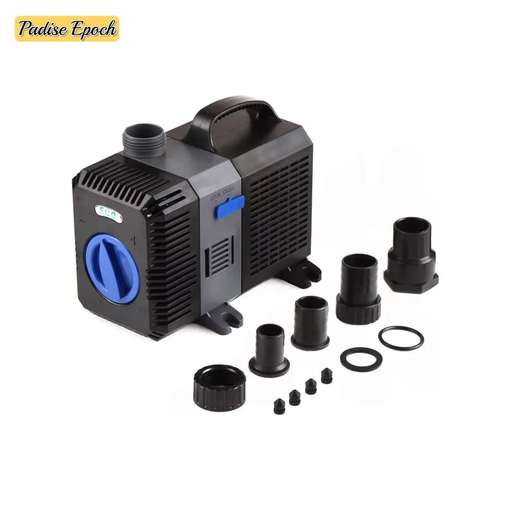 2115GPH Big Flow Adjustable Frequency Inline Fish Tank Fountain Aquarium Waterfall Salt Fresh Pond Submersible Filter aqua Pummp With Ceramic Shaft