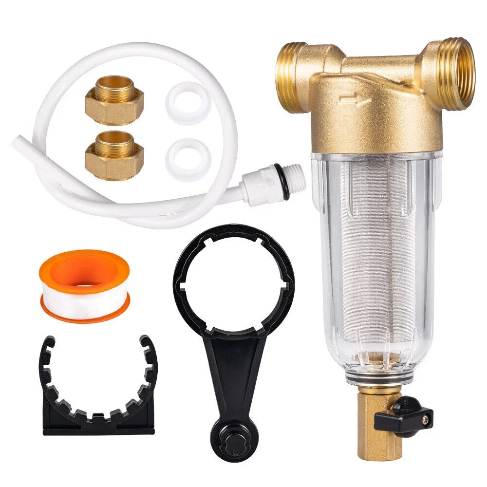 2X moisture Pre-Filter System/whole House Spin Down Sediment moisture Filter 50 Micron