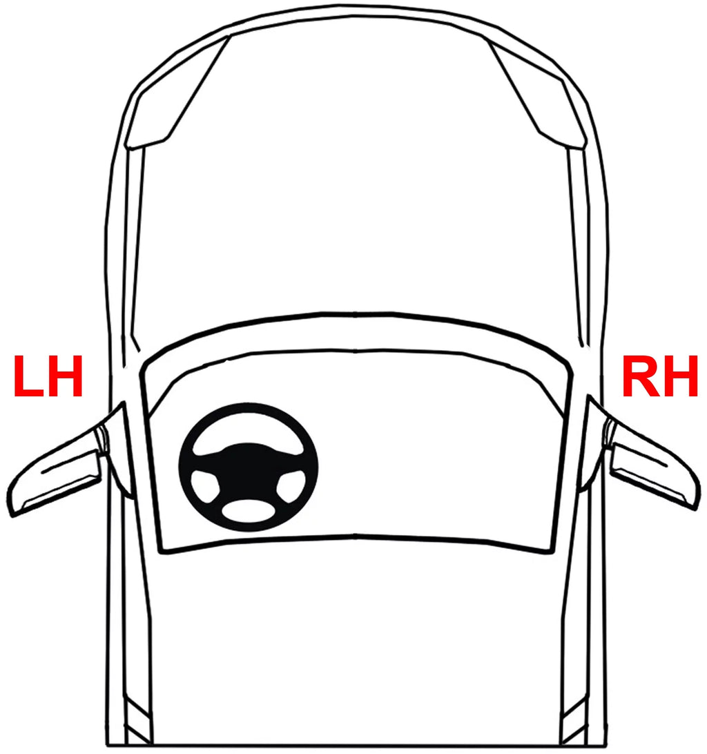 Mirror suitable With 2006-2010 Hyundai Sonata Right Passenger Side Heated Paintable Kool-Vue