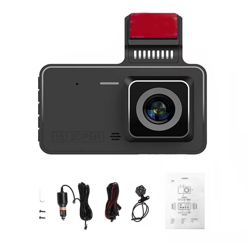 Tomshoo 1080P DVR Dash Camera, Car Dashcam Driving Recorder, Touchscreen, Night Vision, Loop Recording