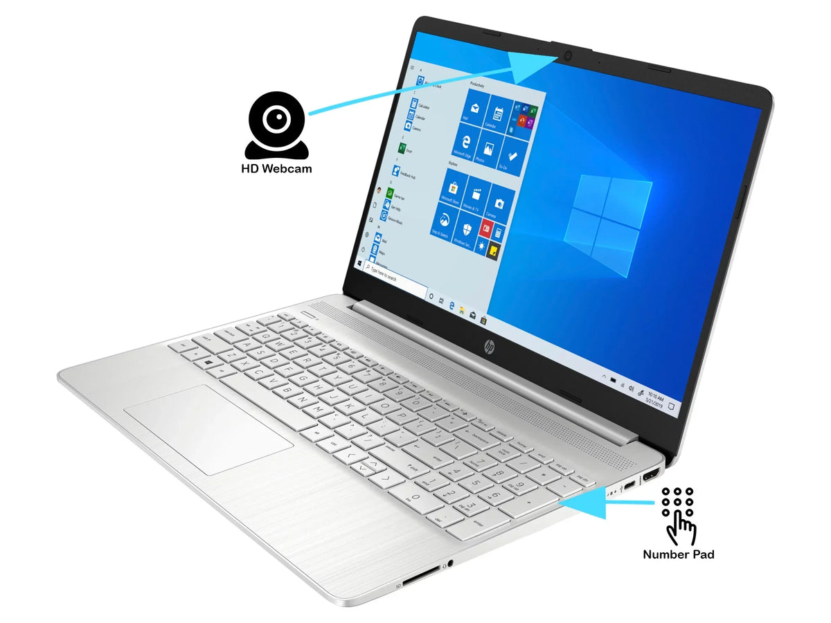 15 Notebook, 15.6" HD Display,  Core i5-1135G7 Upto 4.2GHz, 16GB RAM, 256GB NVMe SSD, HDMI, Card Reader, Wi-Fi, Bluetooth, Windows 10 Home