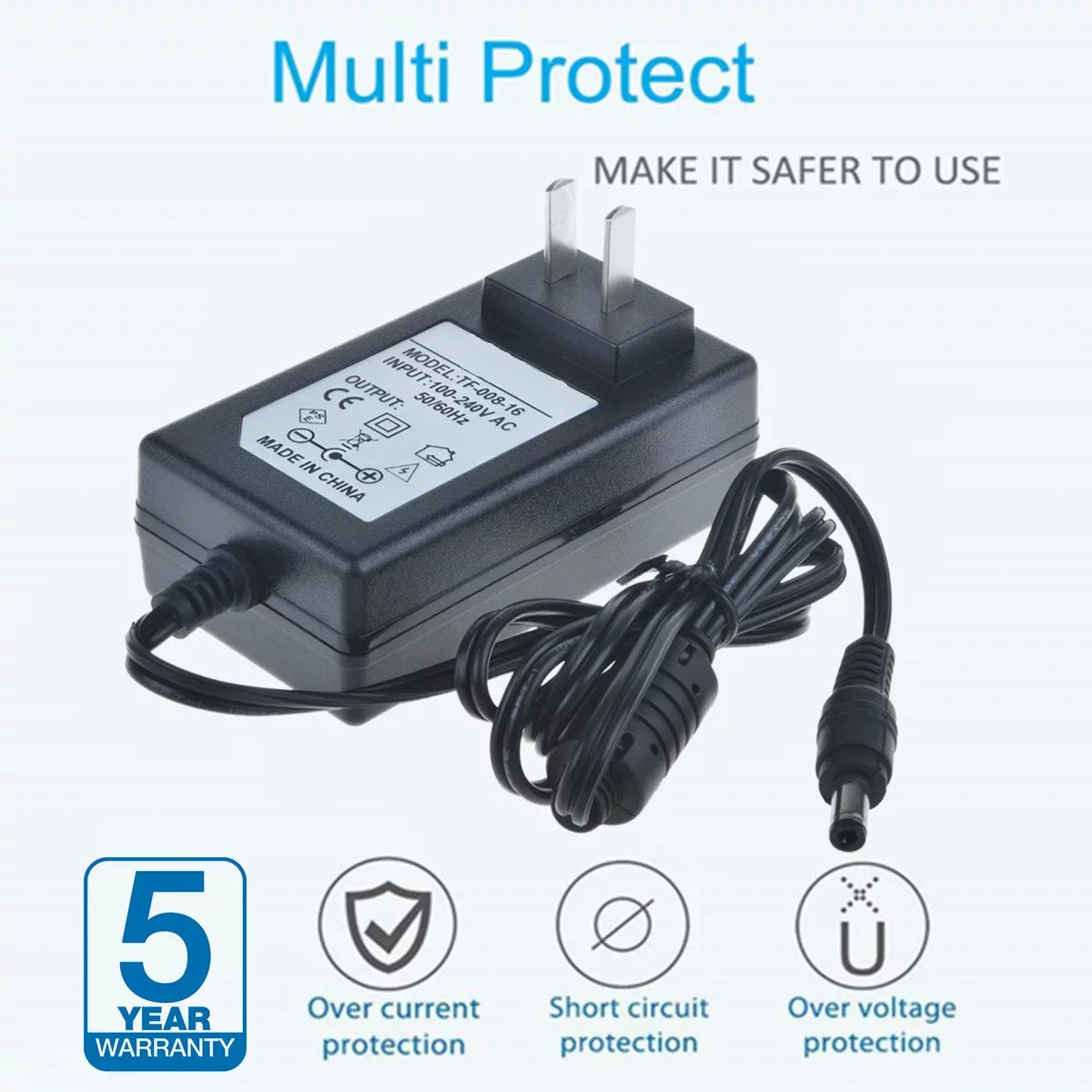 FITE ON suitable AC Adapter Replacement for  R9250 PowerBot Robotic Vacuum SLPS-601FCOT SLPS-601FC0T