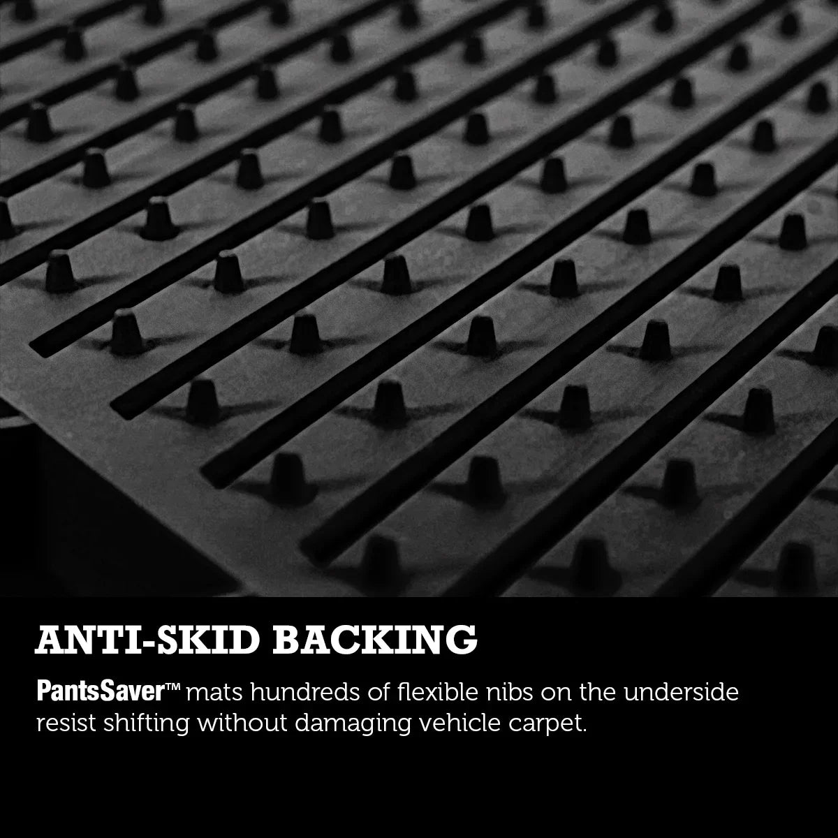 PantsSaver Custom Fit Car Floor Mats for Dodge Grand Caravan 2018, 4 pc, All elements Protection for vehicles, Heavy Duty atmospheric conditions protected Plastic,Gray