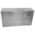 Extreme Max 5001.6418 Diamond Plated Aluminum Base Cabinet for Garage, Shop, Enclosed Trailer - 72", Silver