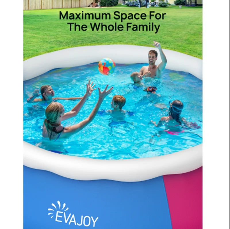 15ft *35in Inflatable Swimming Pool Include Filter Pump, Ground Cloth and wrap