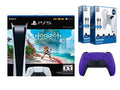 Playstation 5 Digital Horizon Forbidden West Bundle with Extra Purple Controller with 2 Pack Surge Battery Pack & Charge Cable