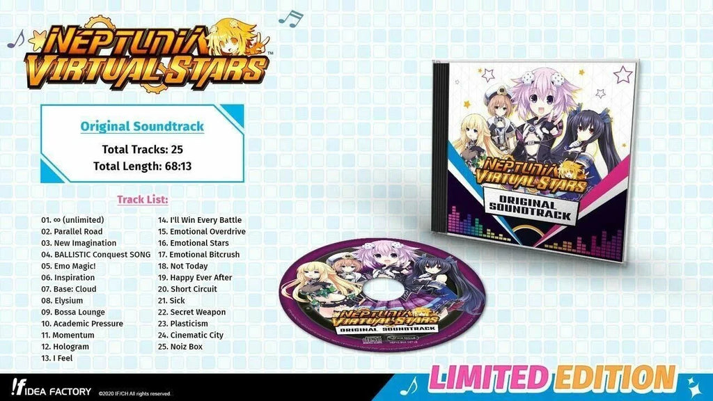 Neptunia Virtual Stars: Limited Edition -  Playstation 4 [PS4 Collector] NEW