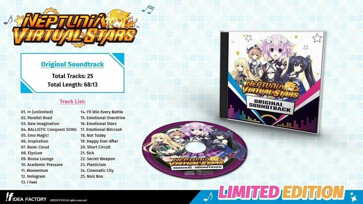 Neptunia Virtual Stars: Limited Edition -  Playstation 4 [PS4 Collector] NEW