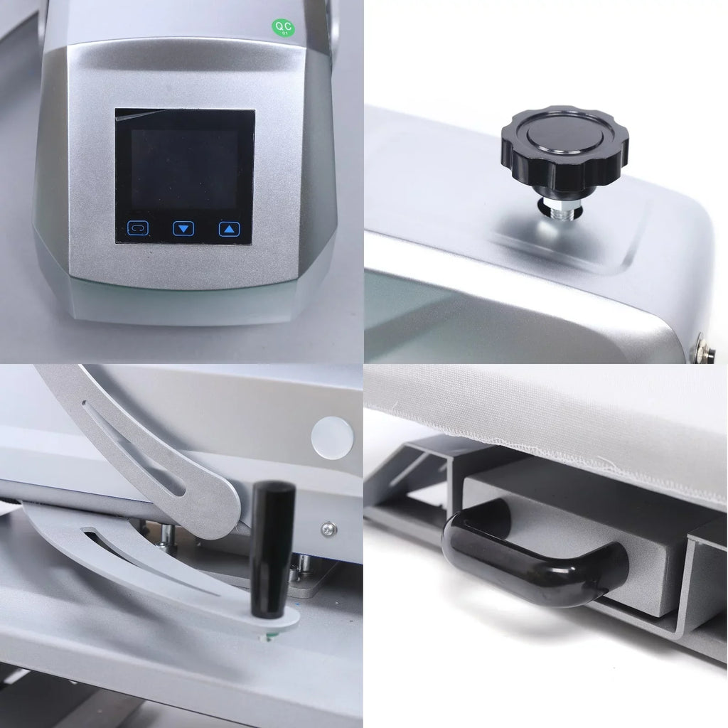 Aiqidi 3 in 1 Combo T-Shirt Heat Press Transfer Machine 16x20 Inch Swing Away Heat Transfer Sublimation Machine Clothing Printing Machine 1600W