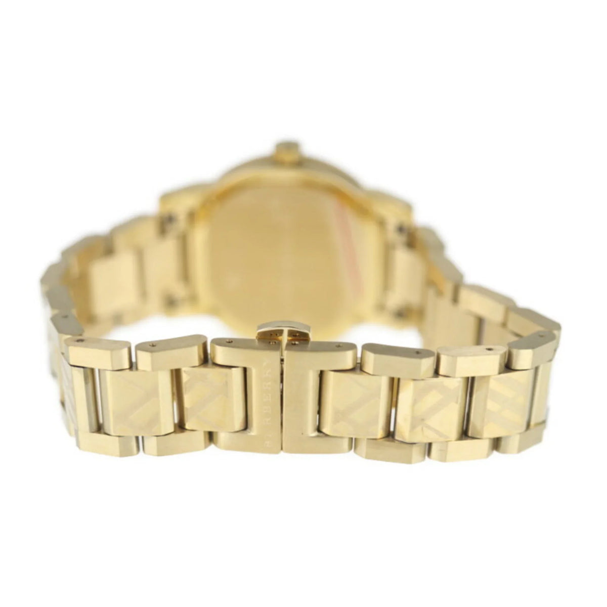 Pre-Owned BURBERRY Burberry THE CITY watch BU9145 stainless steel gold (Like New)