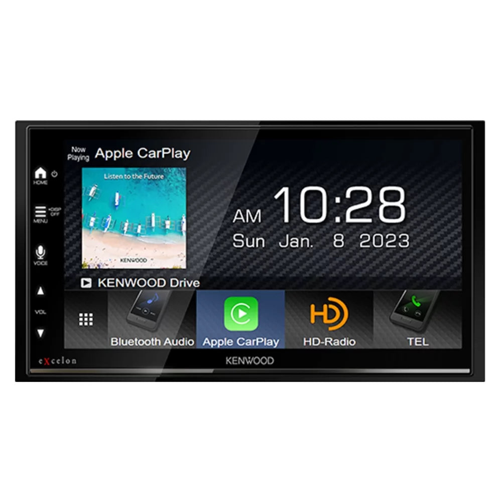 New Kenwood DMX809S 6.8" Digital Multimedia Receiver and SXV300V1 SiriusXM Tuner