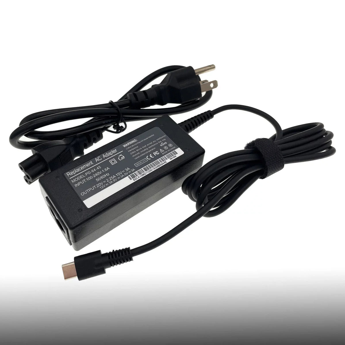 AC Power Adapter Charger for  Latitude 7200 7210 7285 7390 2-in-1 USB Type-C