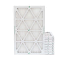 Actual Size: 15-1/2 x 23-1/2 x 7/8. 12 Pack of 16x24x1 MERV 13 Pleated Air Filters by Glasfloss