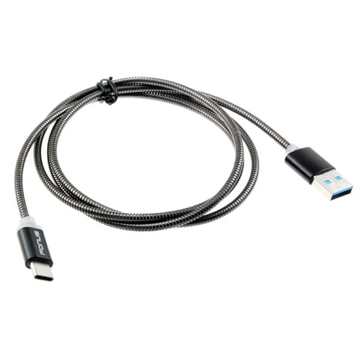 Type-C 3ft Metal USB Cable w USB Port Fast 18W Car Charger G4M for  Galaxy Tab S3 9.7 S9 Plus, S8+ S8, S10e S10 Plus active 5G Note 9 8 10 Plus A9 A50 A20 A10e - Sonim XP8 XP3