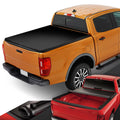 DNA Motoring TTC-RU-090 For 2019 to 2021  Ranger 5Ft Truck Short Bed Matte Black Vinyl Soft Top Roll-up Tonneau protector 20