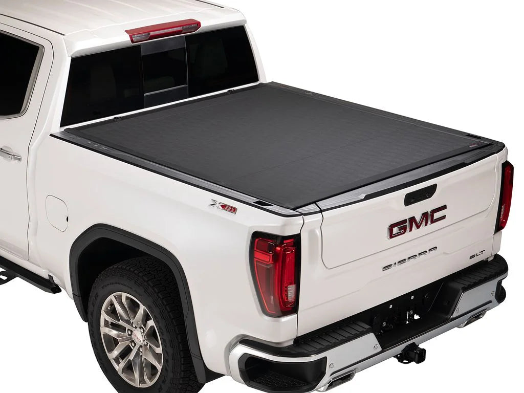 Extang by RealTruck Xceed Hard Folding Truck Bed Tonneau protector | 85465 | matching with 2007 - 2021  Tundra w/o rail system 6' 7" Bed (78.7")