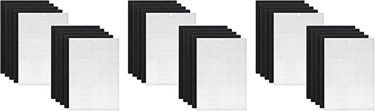 Nispira AP-1216-FP True HEPA Carbon Filter Replacement appropriate with Coway Airmega Air Purifier AP-1216L, 6 Sets