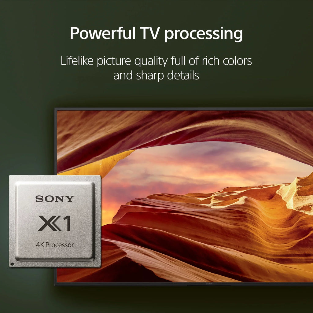 75” Class X77L 4K Ultra HD LED Smart Google TV KD75X77L - 2023 Model