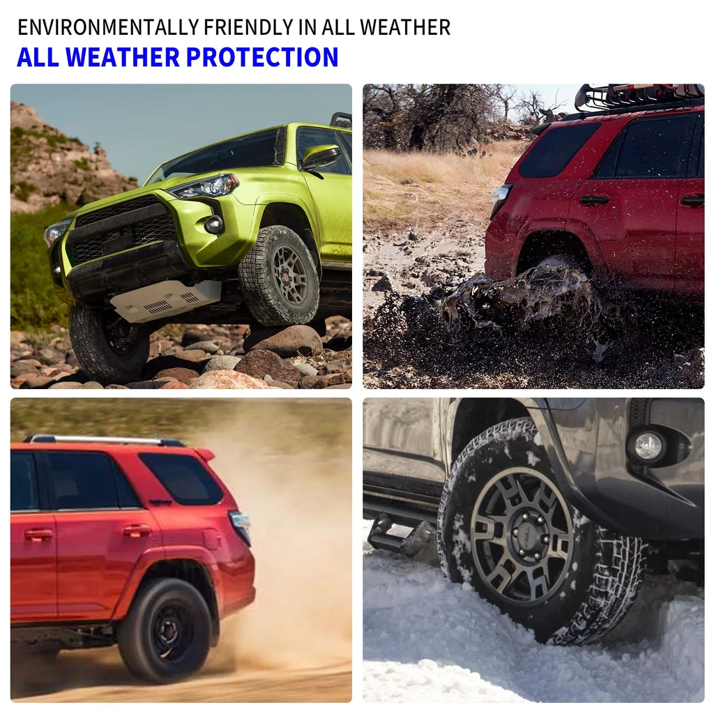 Fit 2013-2023  4Runner Floor Mats Trunk Mat Cargo Mat Cargo Liner All climate Back Seat protector Protector 2022 4 Runner Accessories (Fit Without Sliding Tray)