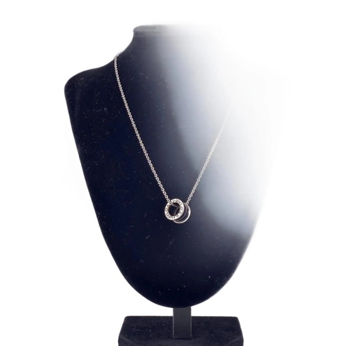 Zero One 925 Save the Children Charity Necklace Black Men's Women's Z0005229 (Fair). Pre-Owned BVLGARI B