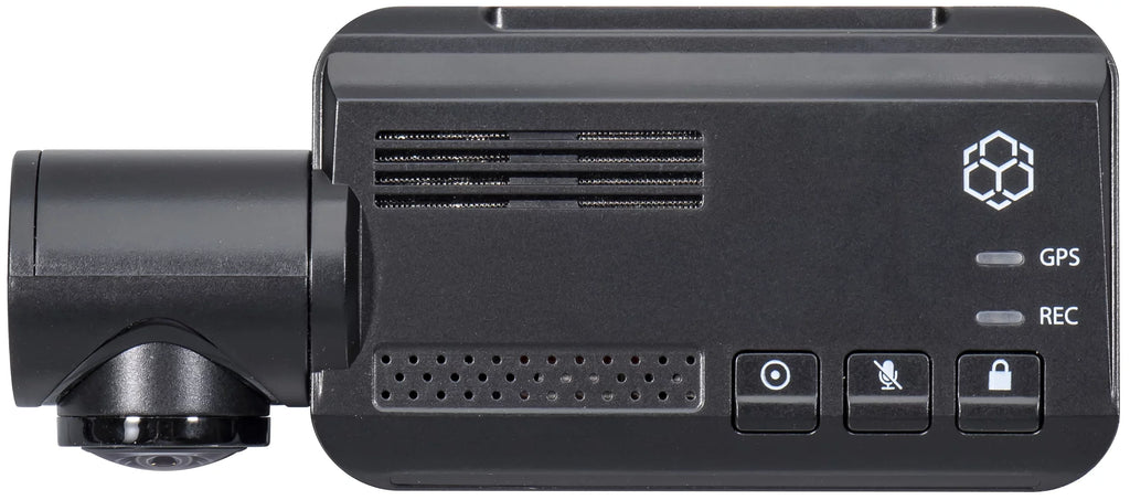 YADA 2K 360° RoadCam Pro - QHD 2K Compact Dashcam with App Control, Built-in GPS, 4-in-1 Split Screen Recording, 16GB SD Card Included, Black