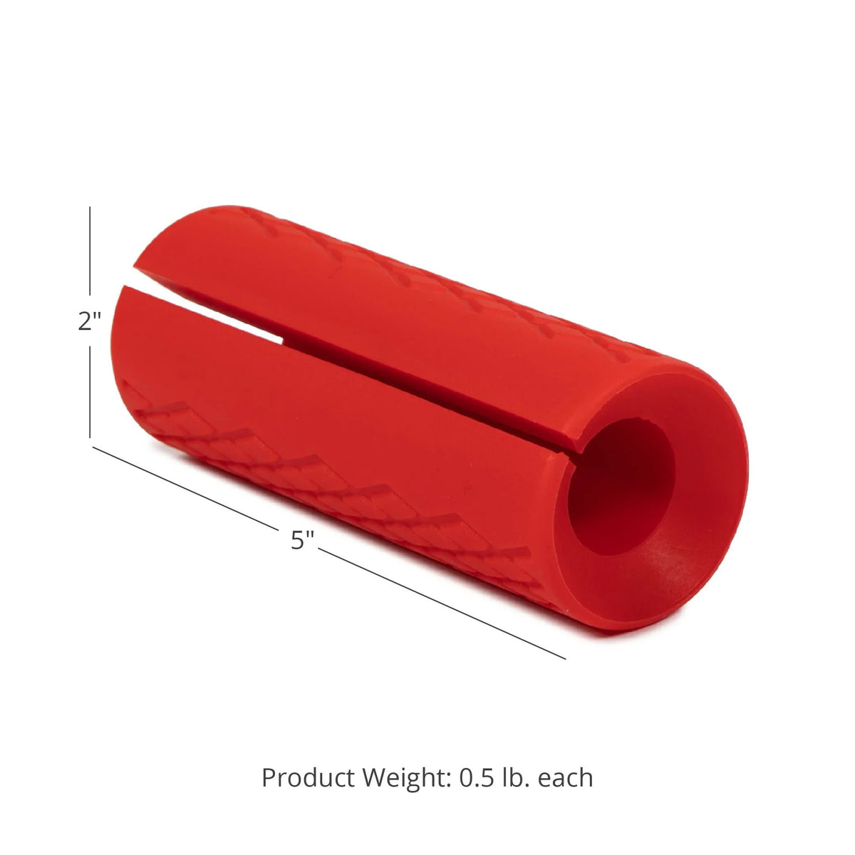 Pair Thick Training Hand for Barbell Dumbbell Kettlebell. Titan Fitness Weight Bar Grips 2-in