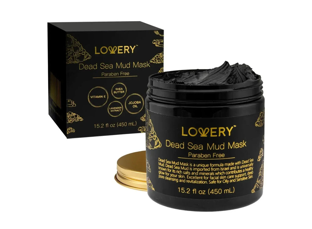 Dead Sea Mud Mask with Jojoba Oil & Vitamin E, Pore Reducer