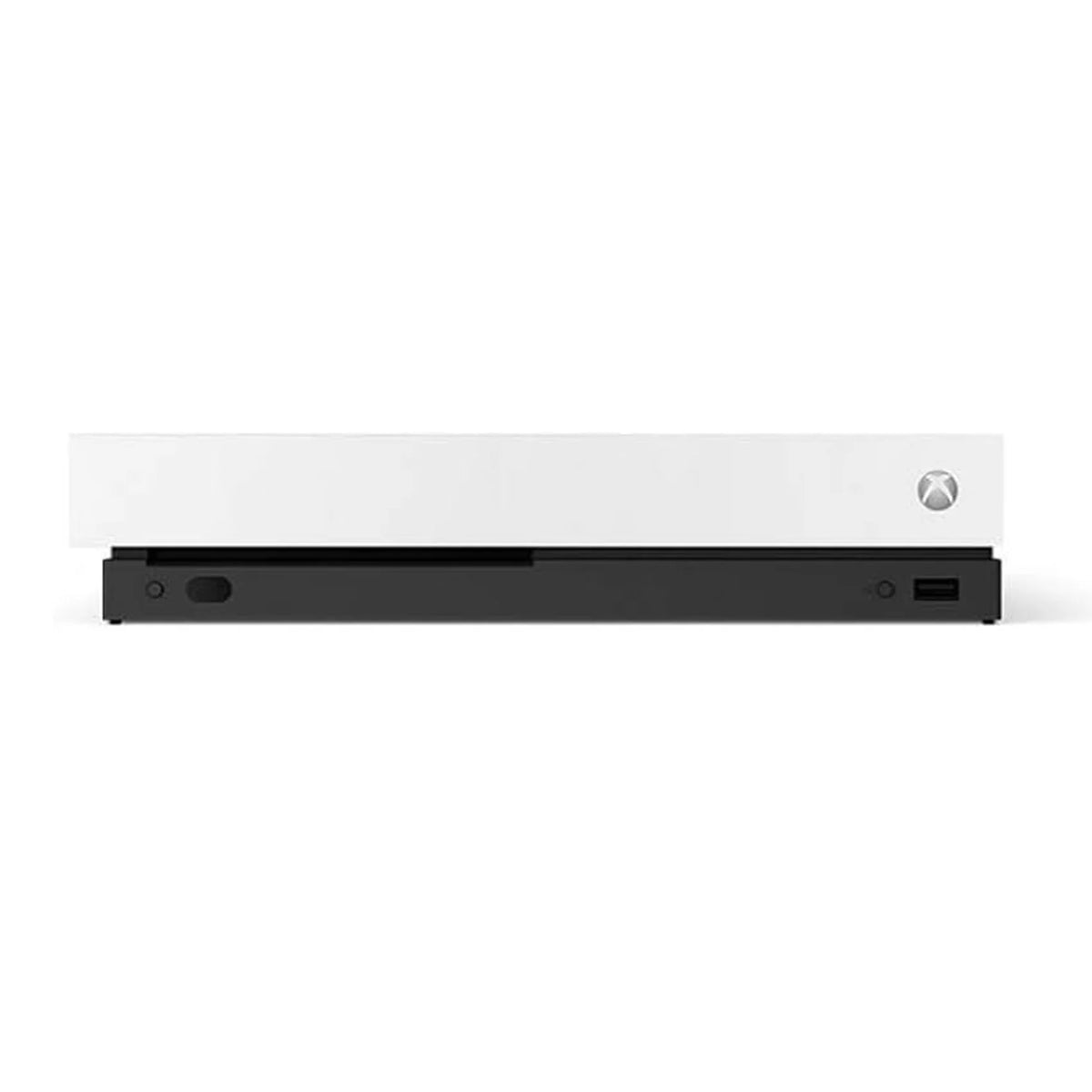 Pre-Owned  Xbox One X 1TB with 2 Controller, 4K Ultra HD White with BOLT AXTION Cleaning Kit HDMI Bundle (Refurbished: Like New)